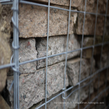 Cage en pierre de Gabion soudée, fournisseur de Gabion de cage en pierre